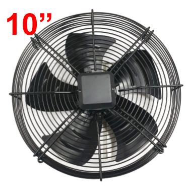 MOTOR VENTILADOR AXIAL 220V 60HZ 1PH 4P IP54 10&quot; SUCCION 1600RPM