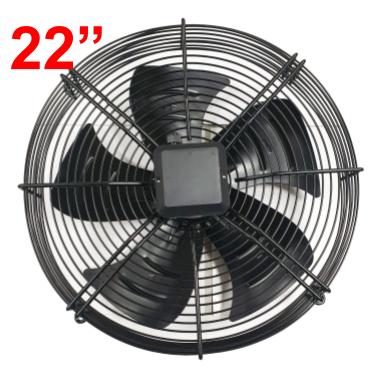 MOTOR VENTILADOR AXIAL 220V 60HZ 1PH 4P IP54 22&quot; SUCCION 1600RPM