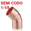 [SCC118] SEMICODO DE COBRE 90° 1 1/8&quot;