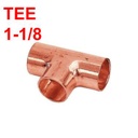 [T118] TEE DE COBRE 1-1/8&quot; SOLDAR