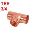 [T34] TEE DE COBRE 3/4&quot; SOLDAR