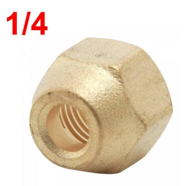 TUERCA FLARE BRONCE 1/4"