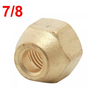 TUERCA FLARE BRONCE 7/8&quot;