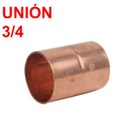 [UNI34] UNION DE COBRE SOLDAR 3/4"