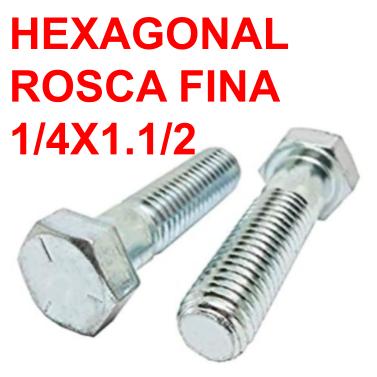 TORNILLO CABEZA HEXAGONAL 1/4X1.1/2&quot; ROSCA FINA