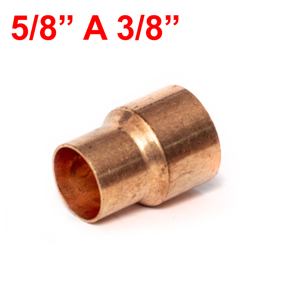 REDUCCION DE COBRE SOLDAR 5/8&quot; A 3/8&quot;