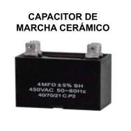 CAPACITOR DE MARCHA 12 MFD 250V CERAMICO