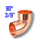 [CC38] CODO DE COBRE 90° 3/8"