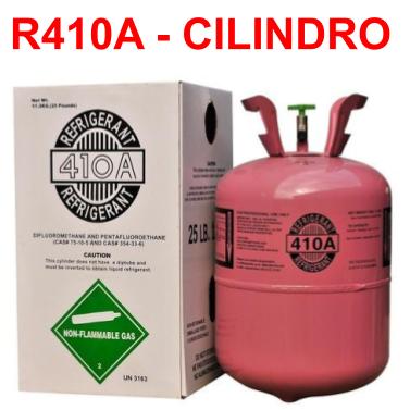 GAS REFRIGERANTE R410A CILINDRO 11.35KG 30 LBS