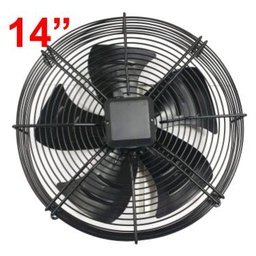 [MAX-14] MOTOR VENTILADOR AXIAL 220V 60HZ 1PH 4P IP54 14&quot; SUCCION 1600RPM