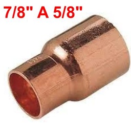 [RC7858] REDUCCION DE COBRE SOLDAR 7/8&quot; A 5/8&quot;