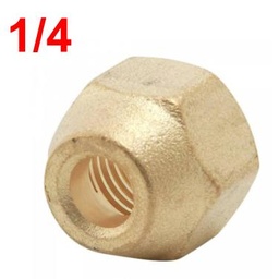 [TF14] TUERCA FLARE BRONCE 1/4&quot;