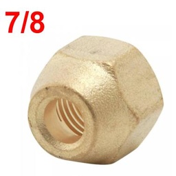 [TF78] TUERCA FLARE BRONCE 7/8&quot;