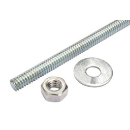 [KIT-VR] KIT VARILLA ROSCADA  3/8 X1MTS +3TUERCAS +3 ARANDELAS