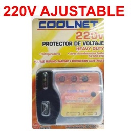 [BXV015220V] PROTECTOR DE VOLTAJE 220V 20AMP CABLE AJUSTABLE COOLNET