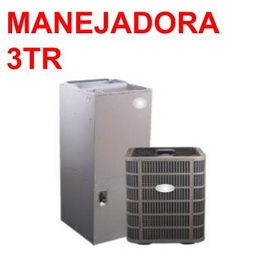 [CENTRAL-3TR-PH1-R410A] EQUIPO CENTRAL MANEJADORA CONDENSADORA DESCARGA VERTICAL  36000BTU 3TR 220V 1Ph  60Hz R410A SEER 13