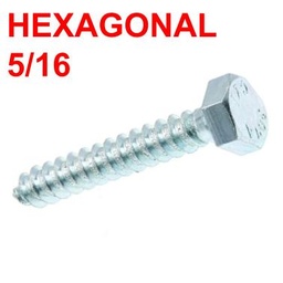 [TORNILLO-EXA14X114] TORNILLO CABEZA HEXAGONAL 1/4X1.1/4&quot; PARA CHAZO 5/16