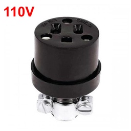 [TAR110V] TOMA CLAVIJA  AEREA POLO A TIERRA 110V