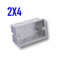 [C-P2X4] CAJA ELECTRICA PLASTICA 2X4