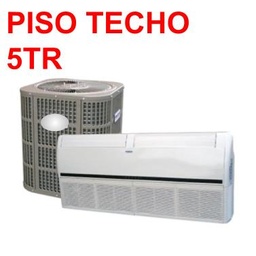 [PISOT-5TR-PH1-R410A] EQUIPO CENTRAL PISO TECHO  DESCARGA VERTICAL  60000BTU 5TR 220V 1Ph  60Hz R410A SEER 13